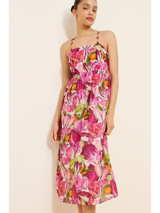 Rachel Antonoff Dresses & Skirts - RACHEL ANTONOFF Women's Rebecca Silk Blend Midi Dress Size XL Radicchio Citrus